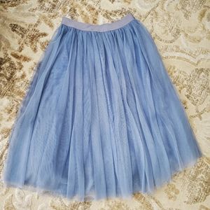 💙 Haute Monde Blue Tulle Tutu Skirt Size Medium